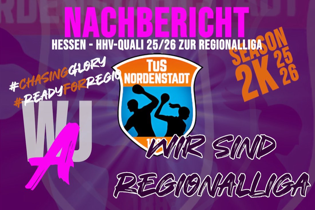 wAJ – Nachbericht Regionalliga-Quali weibliche A-Jugend TuS Nordenstadt