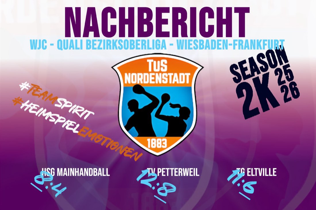 wCJ – Nachbericht BOL-Quali weibliche C-Jugend TuS Nordenstadt