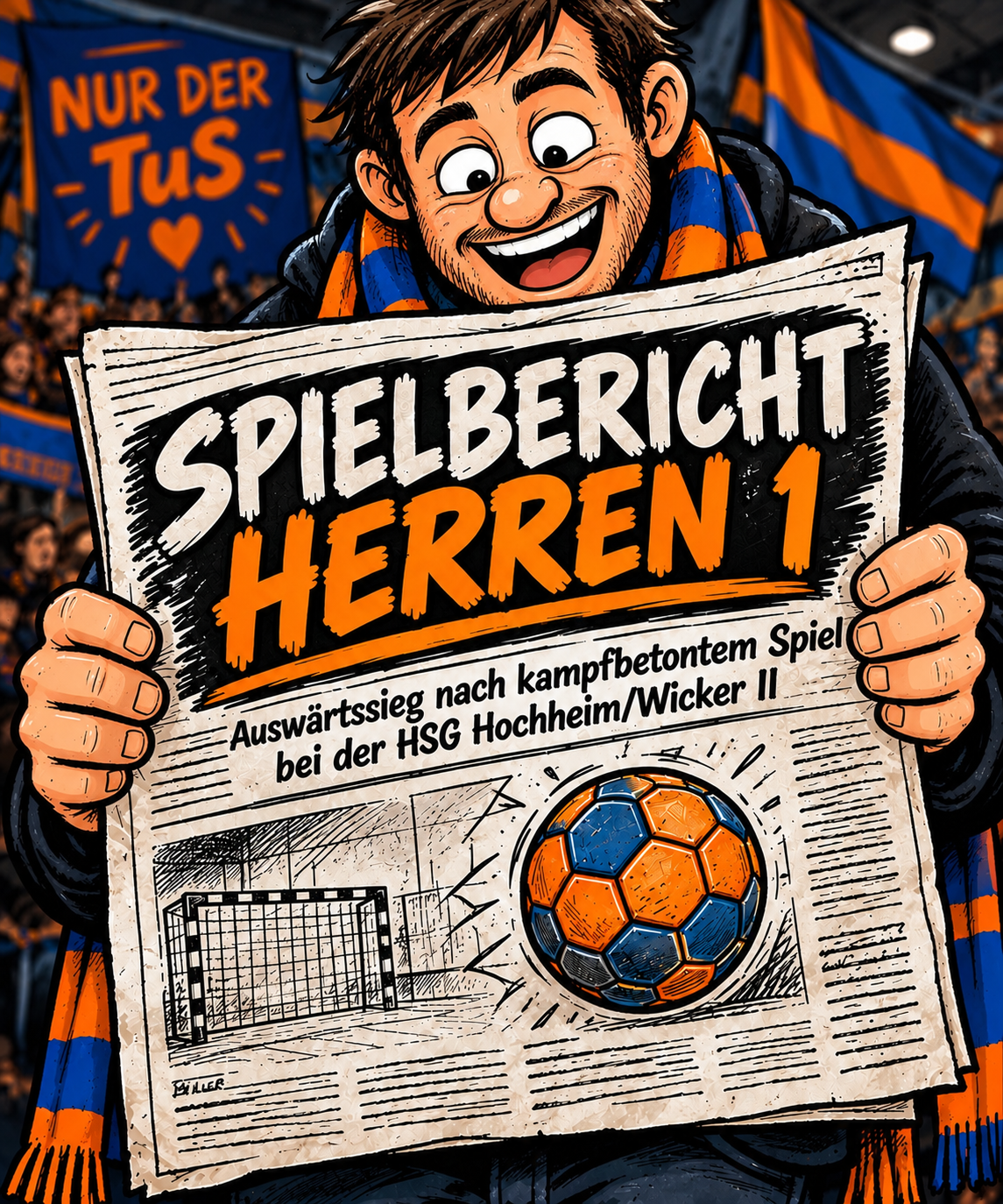 31:33 Auswärtssieg der Herren 1 bei der HSG Hochheim/Wicker II