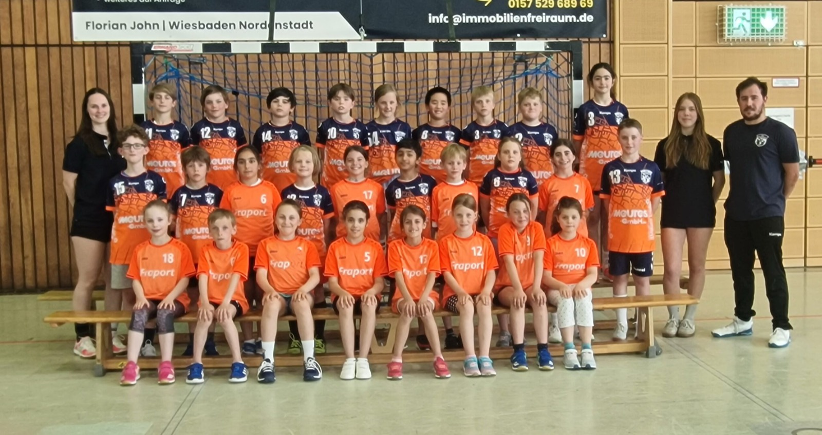 Mannschaftsfoto männliche E-Jugend