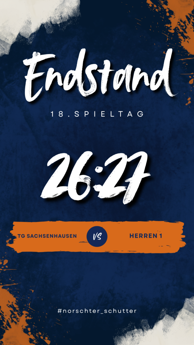 Norschter Schutter mit Last-Second Auswärtssieg bei Sachsenhausen